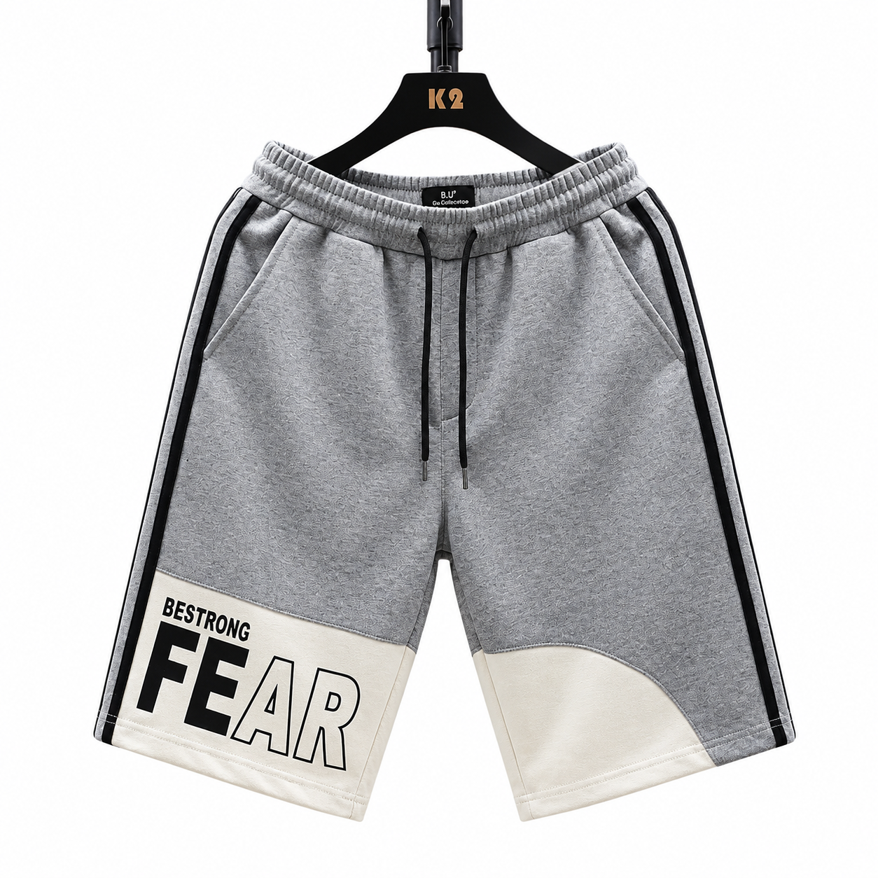Contrast Panel Mesh Shorts