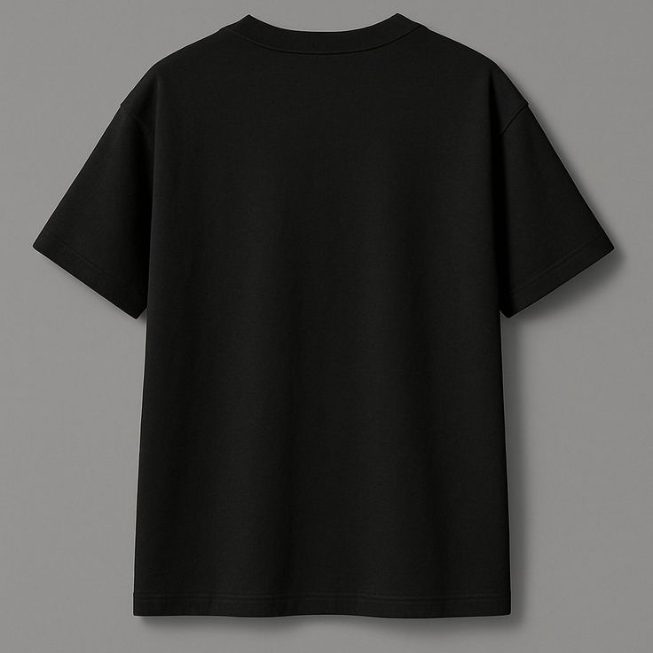Plain Basic T-Shirt - Plain Black