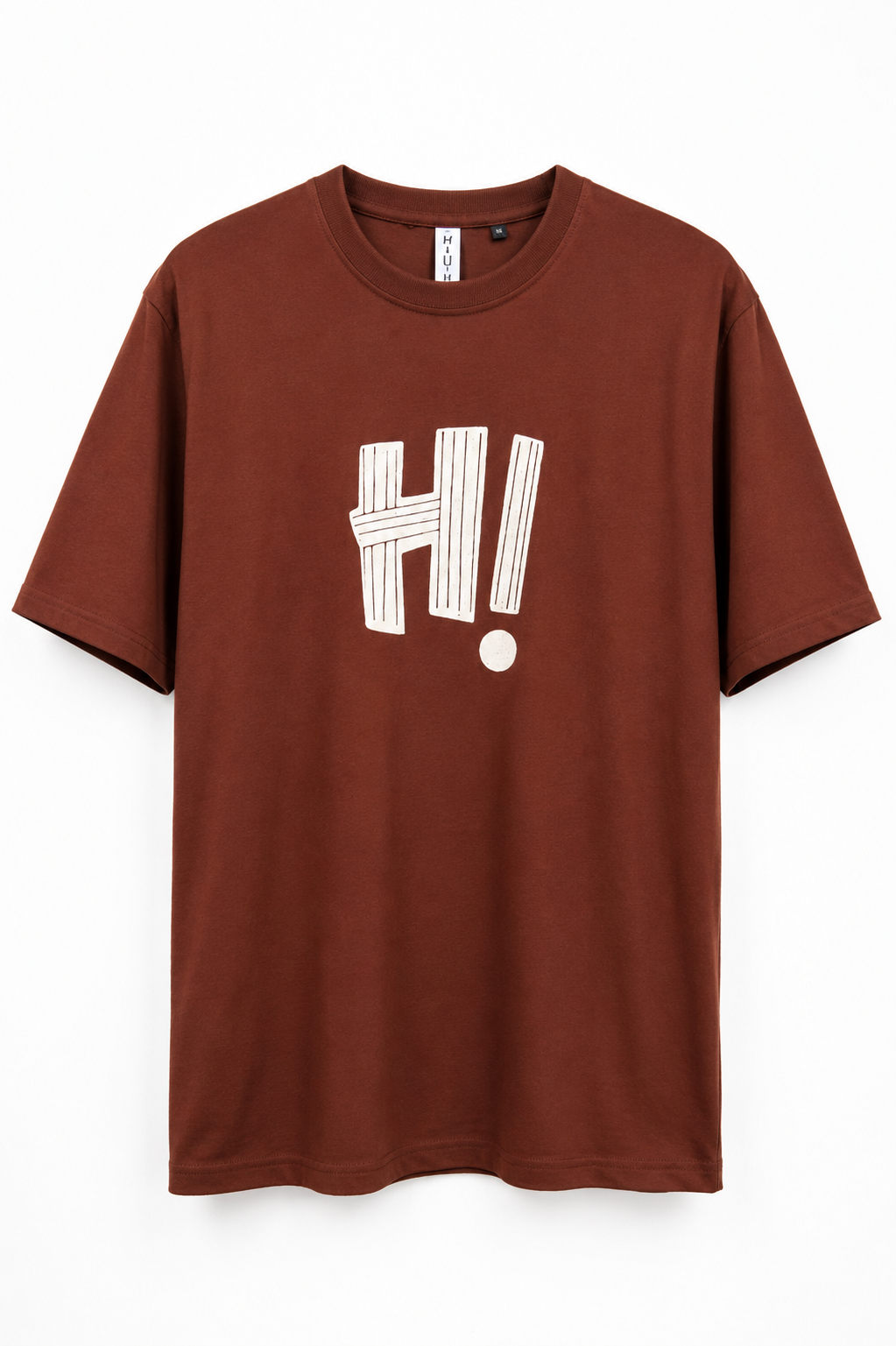 Brown Graphic Crewneck T-Shirt Drop