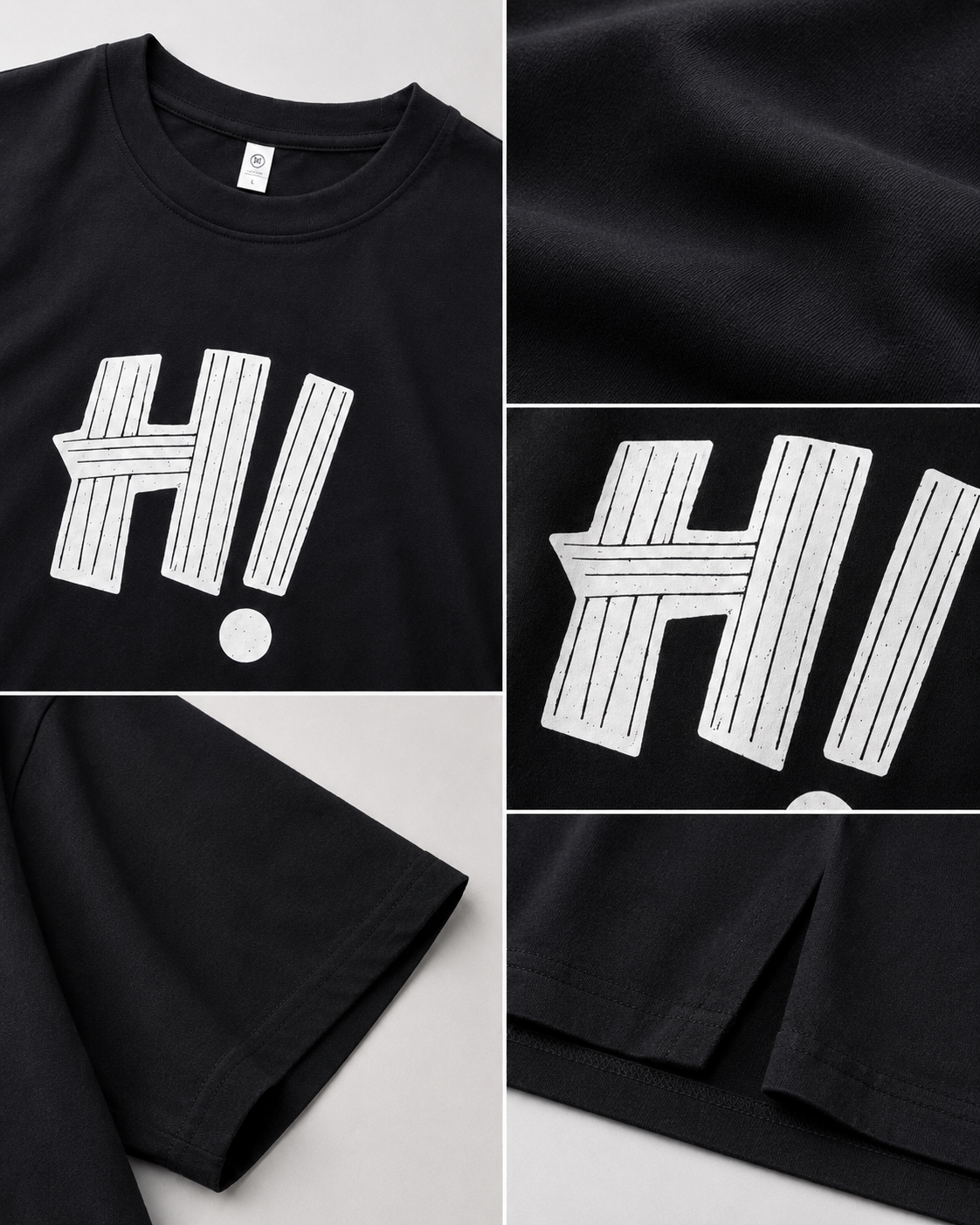 Drop-Shoulder Oversized T-Shirt