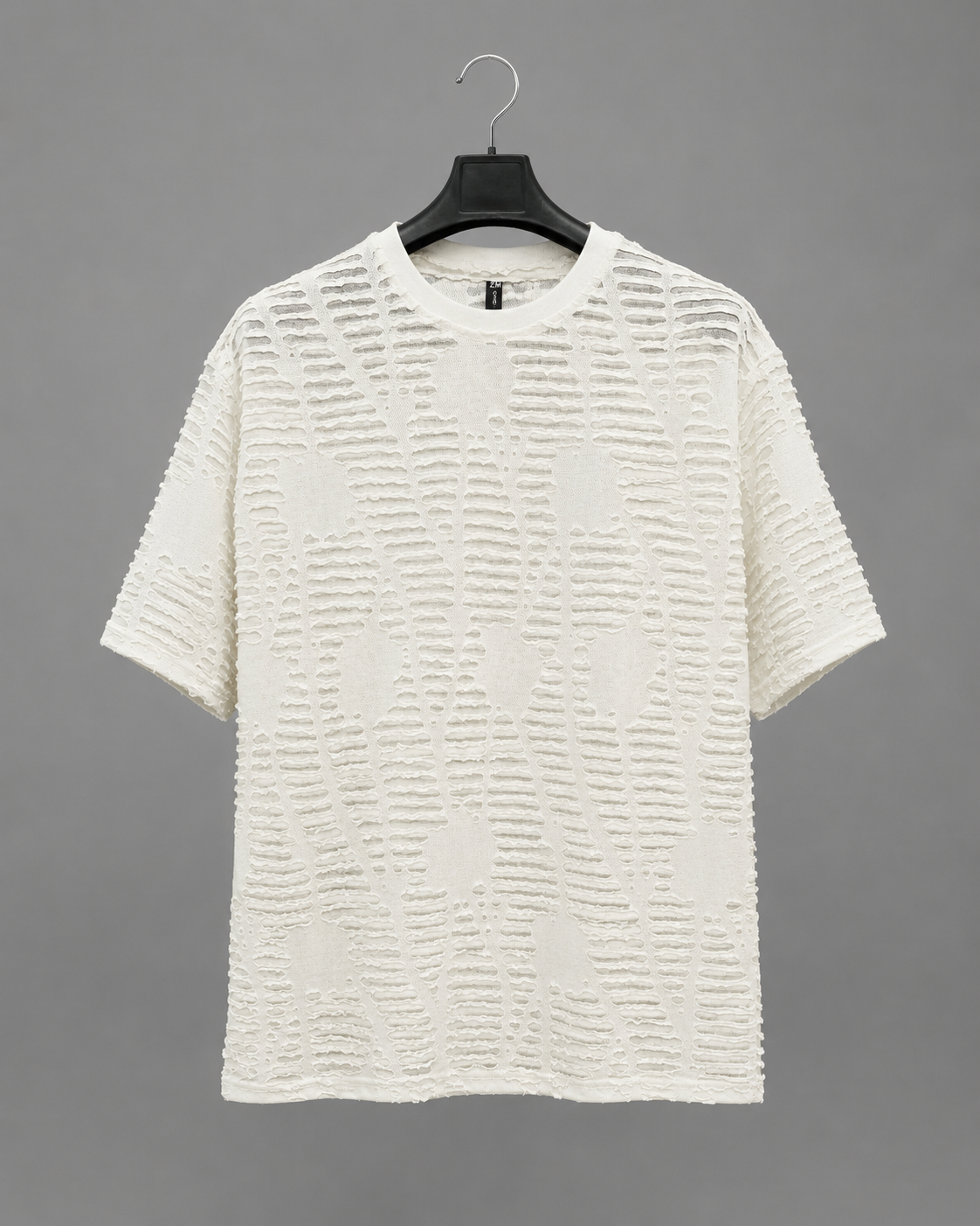 Men's Textured Distressed Drop Tee