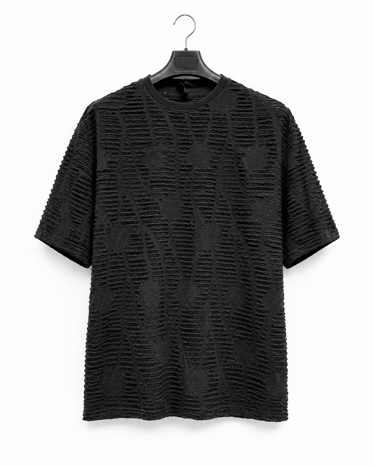 Men's Textured Distressed Drop Tee