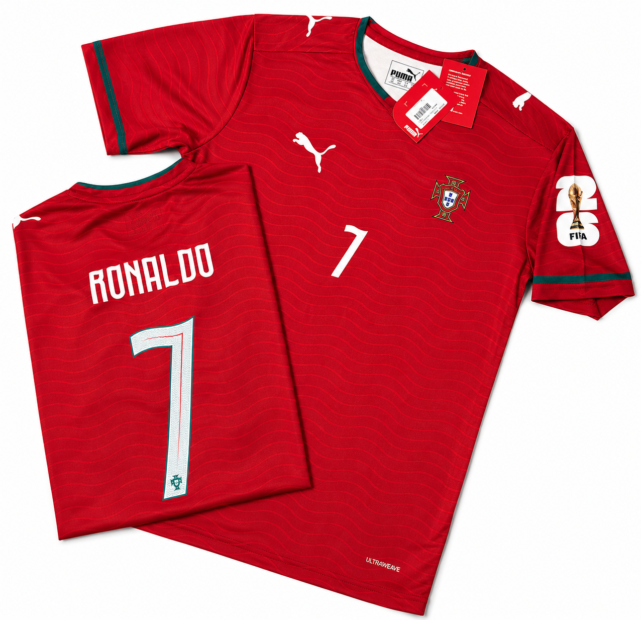 Men’s Football Jersey Tee - Portugal Home 2026