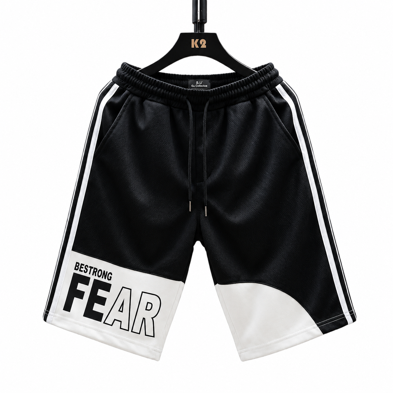 Contrast Panel Mesh Shorts