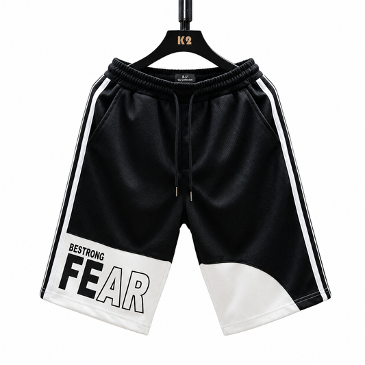 Contrast Panel Mesh Shorts