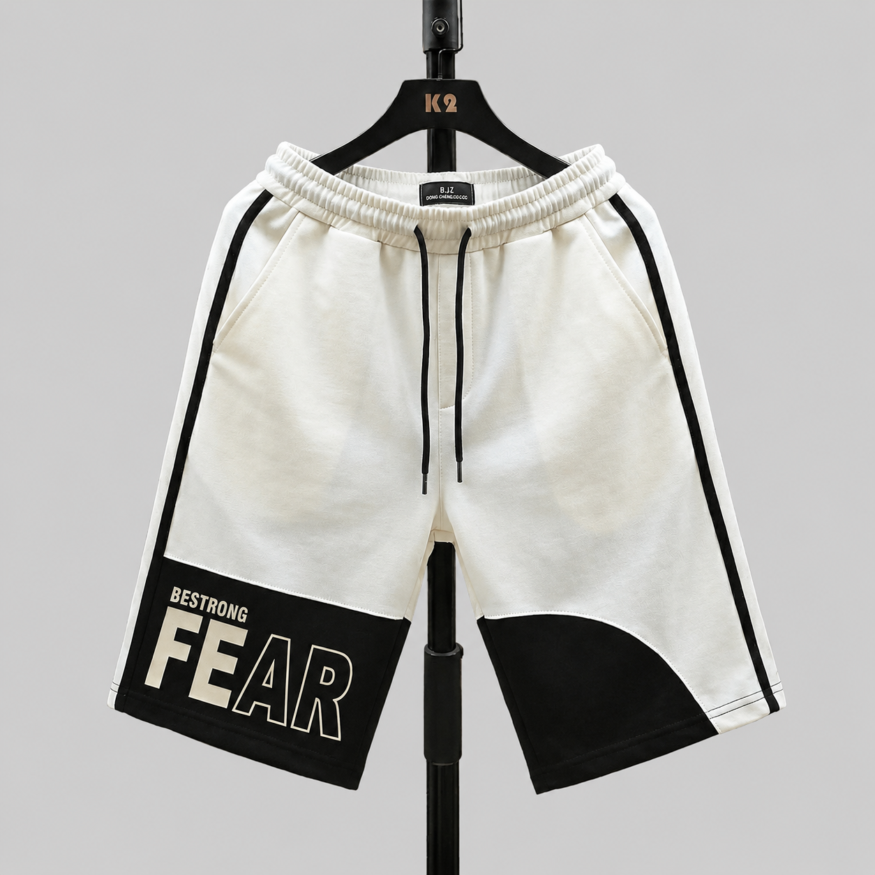 Contrast Panel Mesh Shorts