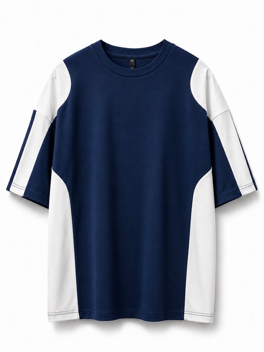 Contrast Panel Oversized Tee