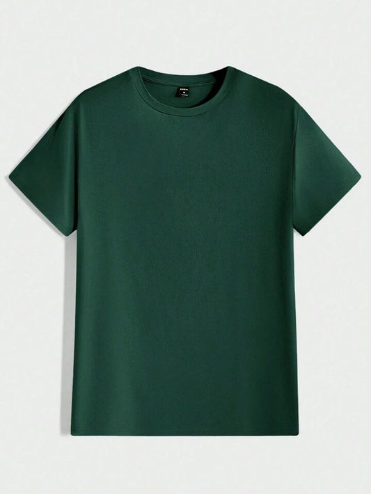 Plain Basic T-Shirt - Solid Green