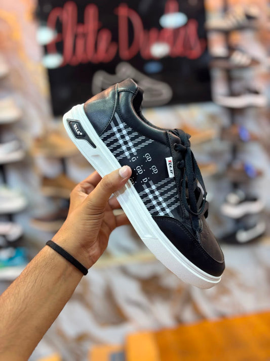 Black & White Casual Sneakers