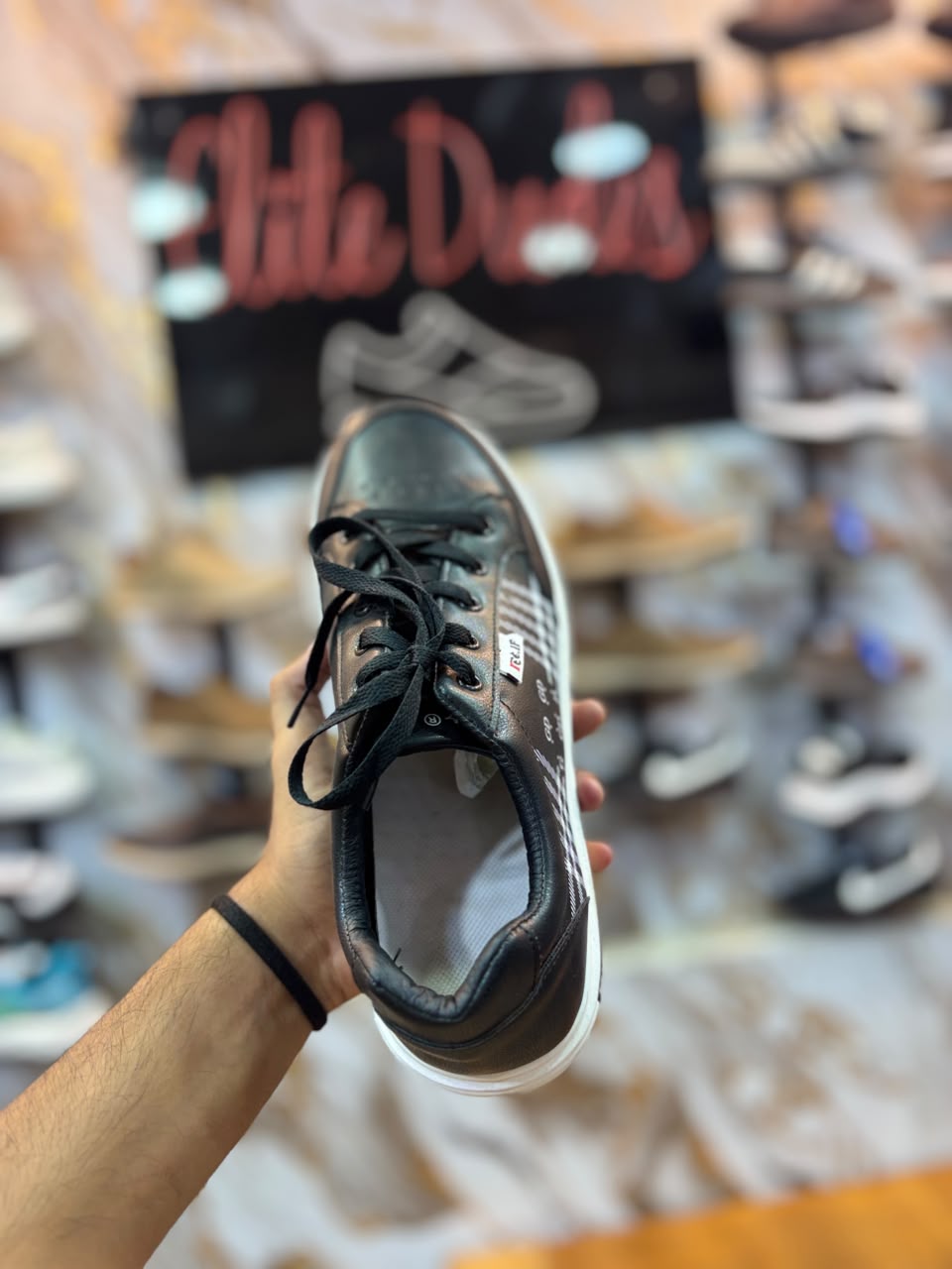 Black & White Casual Sneakers