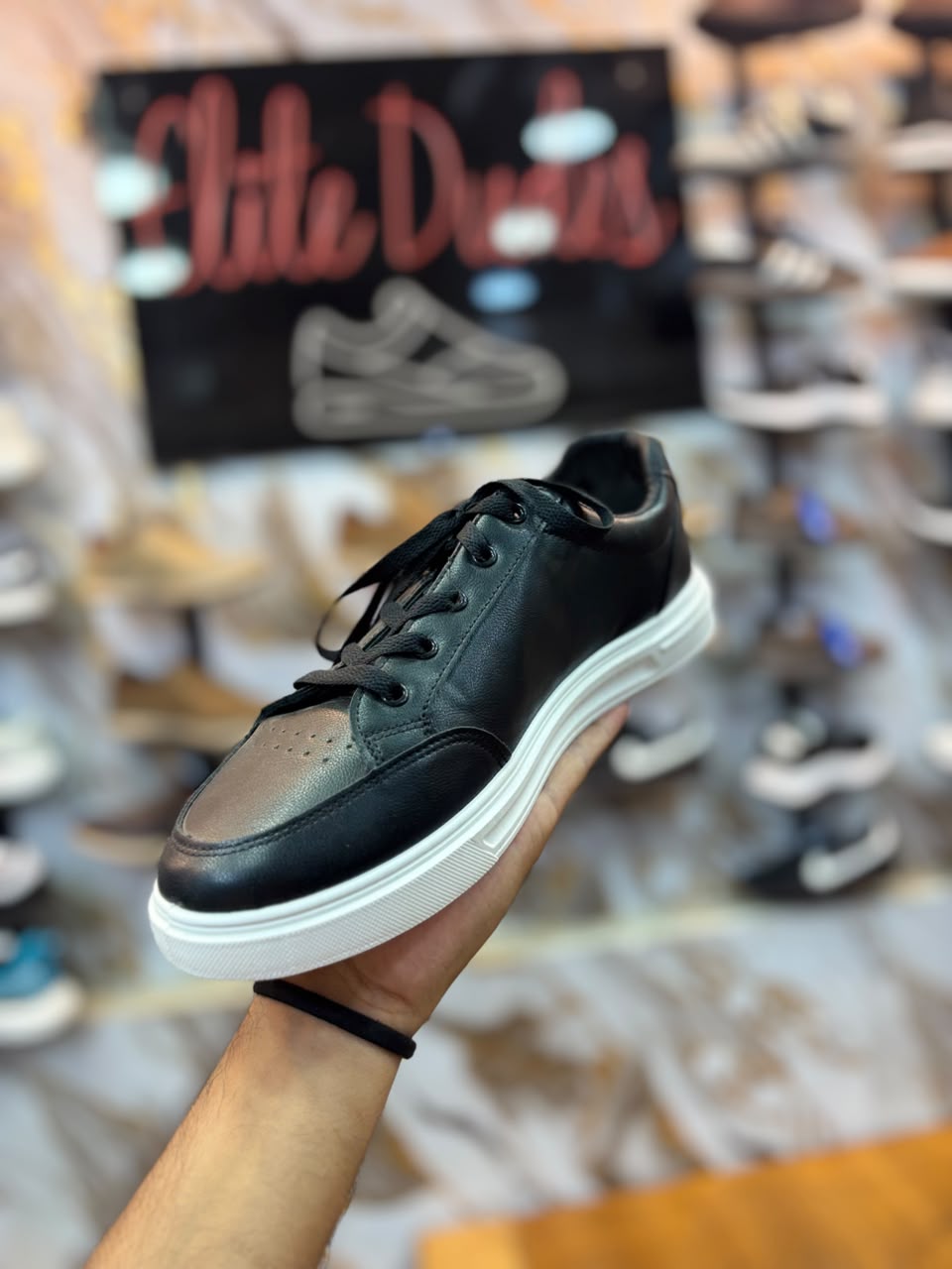 Black & White Casual Sneakers