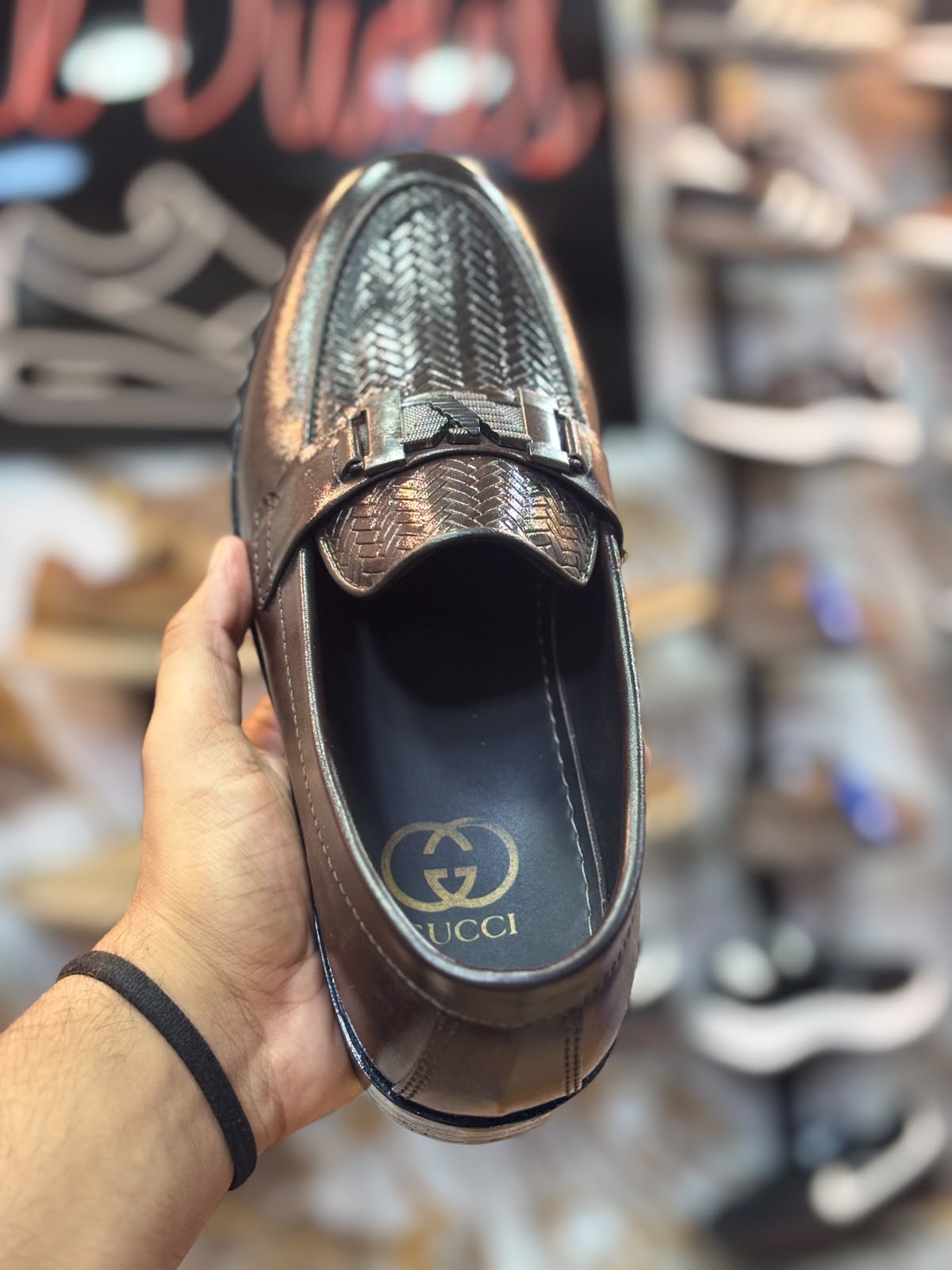 Men’s Premium Woven-Texture Dress Loafers