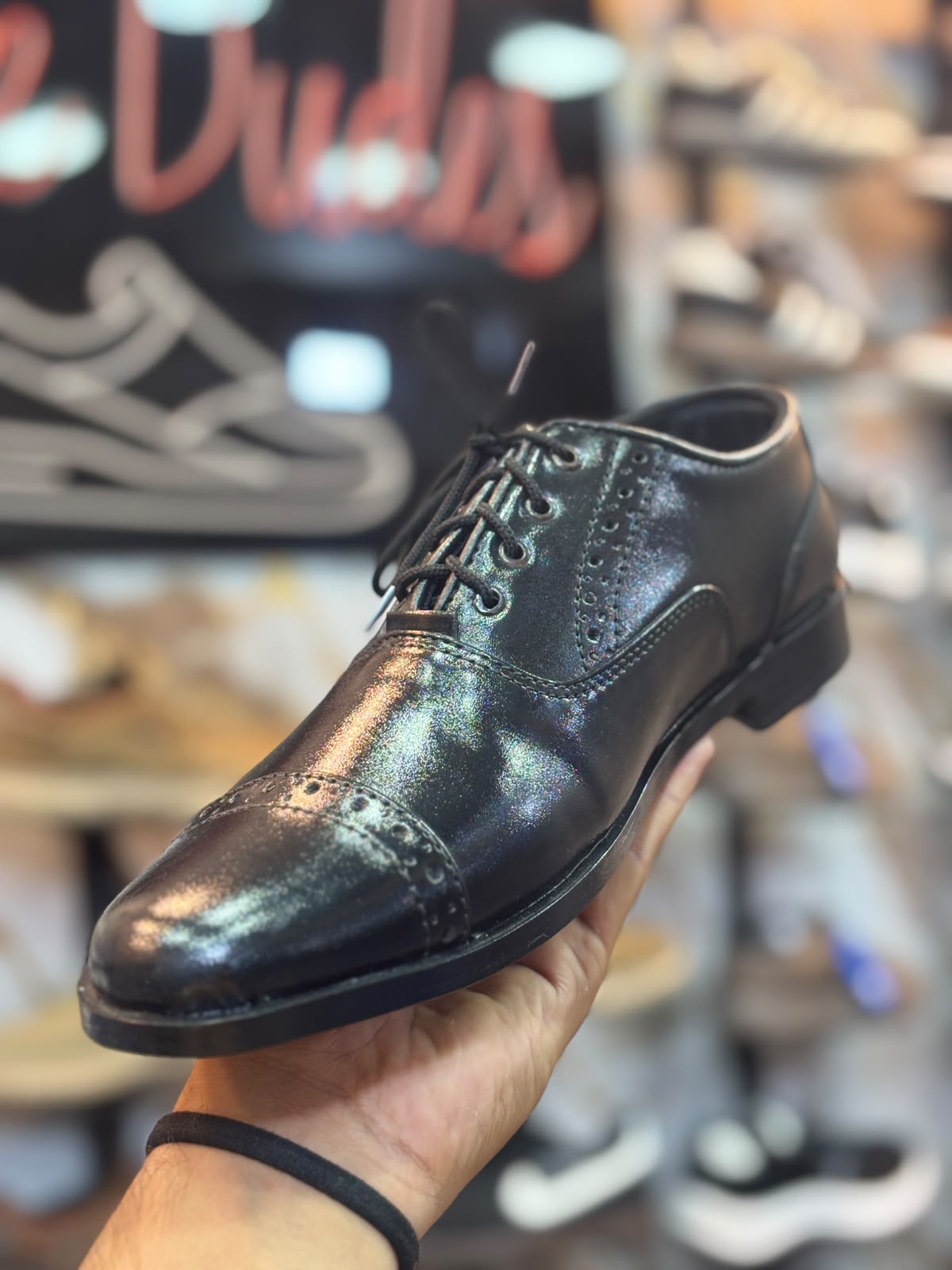 Men’s Gala Midnight Iridescent Oxford Shoes