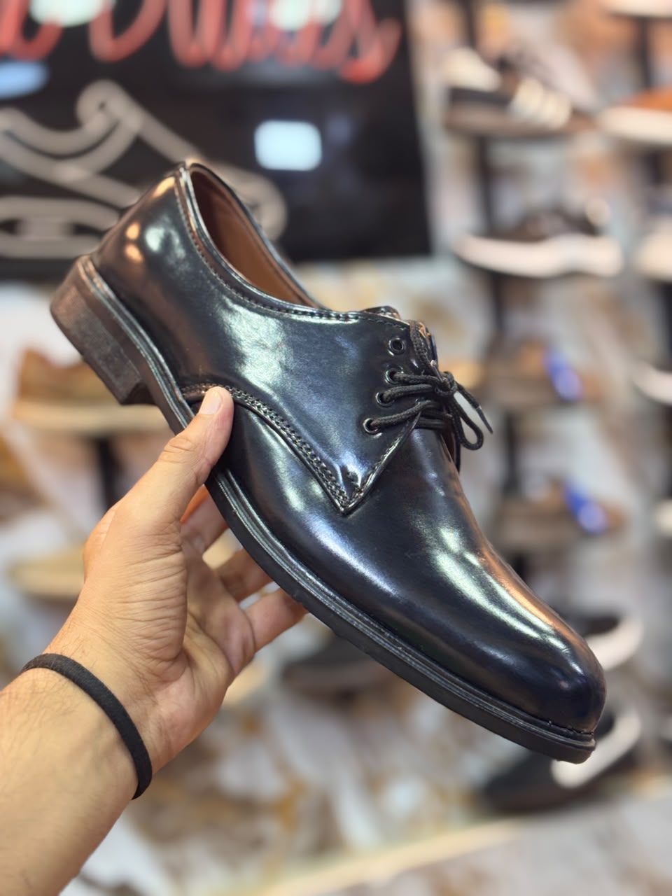 Men’s Premium Classic Black Derby Dress Shoes