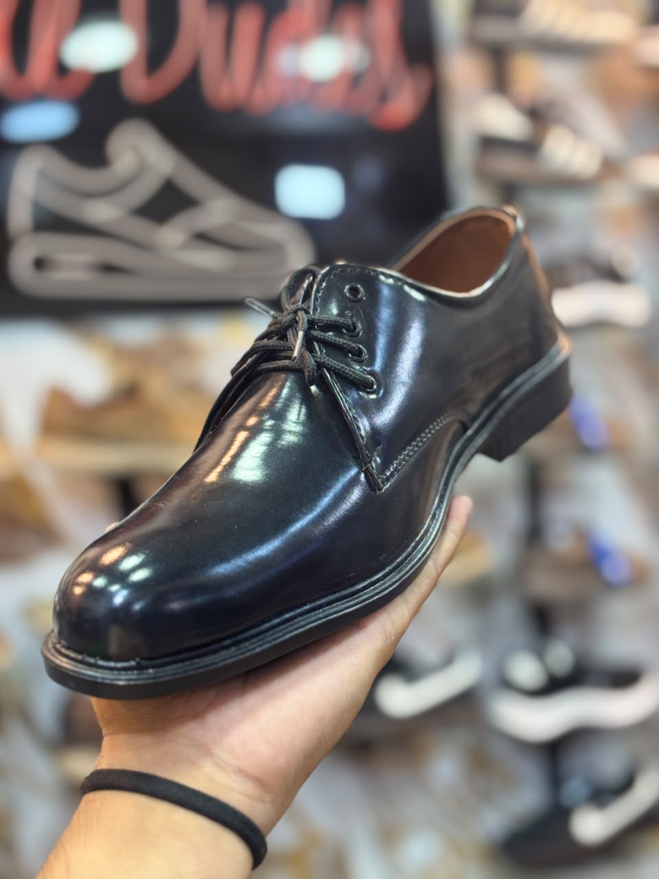 Men’s Premium Classic Black Derby Dress Shoes