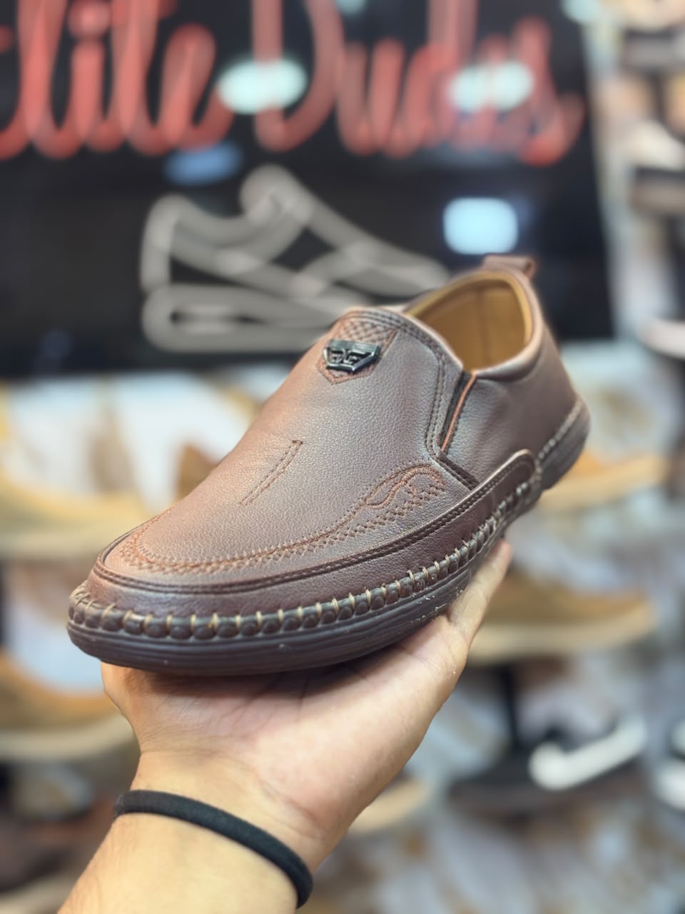 Men’s Casual Leather Shoes (Clarks Style)