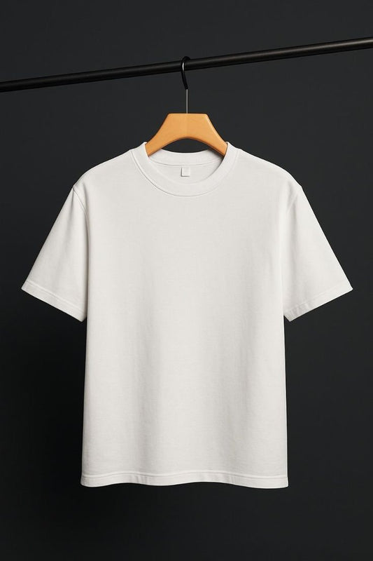 Plain Basic T-Shirt - White